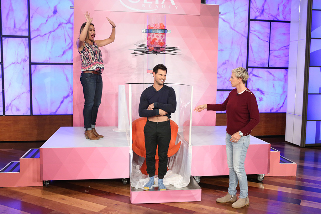 Taylor Lautner, The Ellen DeGeneres Show Taylor Lautner, The Ellen DeGeneres Show